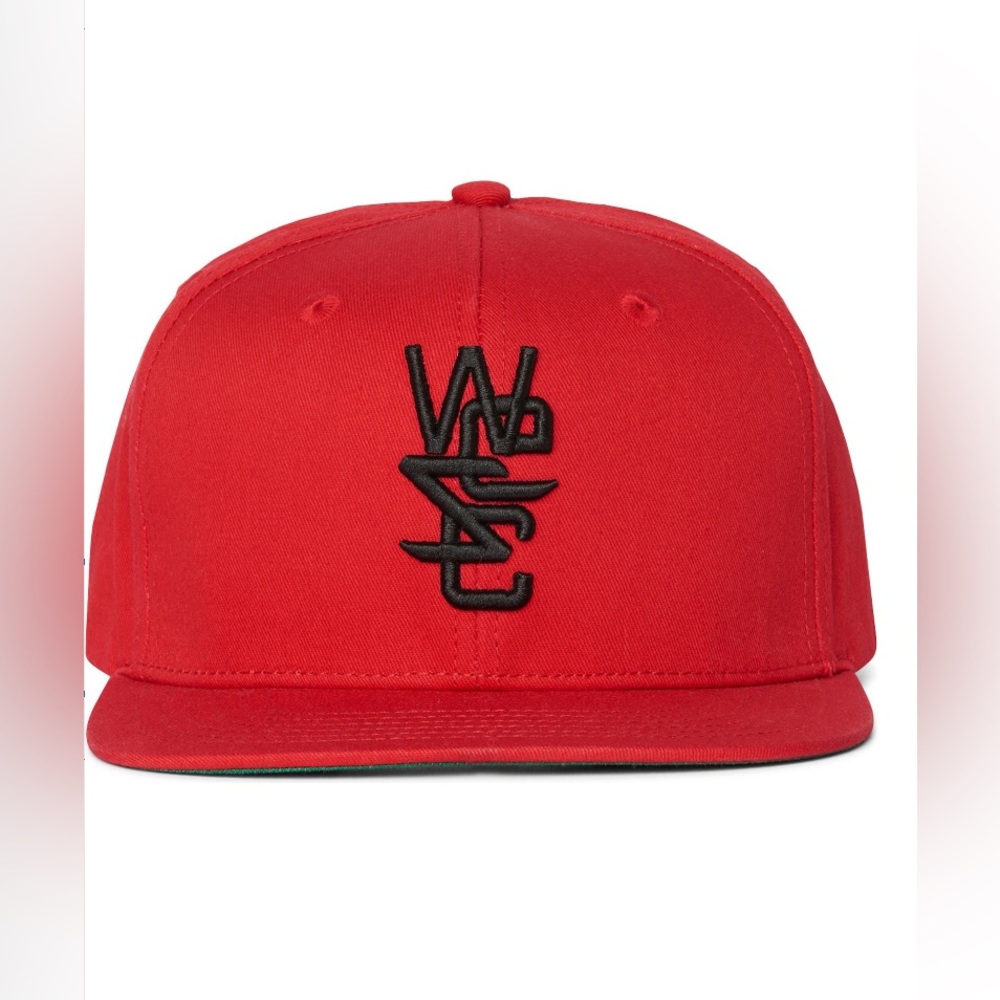 WeSC overlay snapback cap